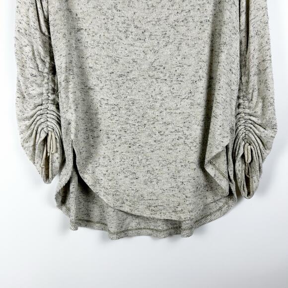 Anthropologie Saturday Sunday Marisa Ribbed Tunic Heather Gray Womens Size Small - Picture 5 of 12